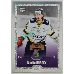 2022/23 Goal Cards Chance Liga Update #491 Martin Dubský Expo Rainbow ICE 1/1