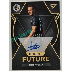 2022/23 Sportzoo Fortuna Liga 1. série #BF-7 Filip Kubala BRIGHT FUTURE AUTO 35/99