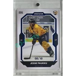 2023/24 Goal cards Chance Liga 1. série #010 Jesse Paukku Blue 08/10