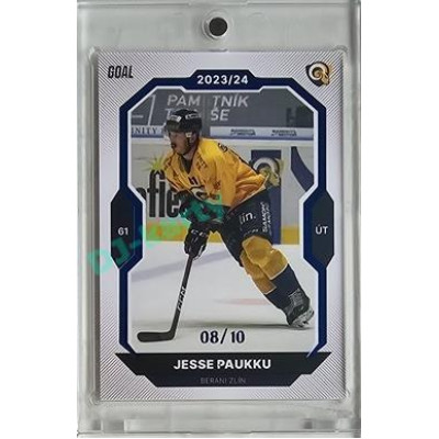 2023/24 Goal cards Chance Liga 1. série #010 Jesse Paukku Blue 08/10