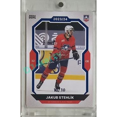 2023/24 Goal cards Chance Liga 2. série #237 Jakub Stehlík Blue 10/10