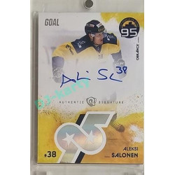 2024 Goal Cards 95. VÝROČÍ ZLÍNSKÉHO HOKEJE #ZL09 Aleksi Salonen Expo Ostrava Signature x/5