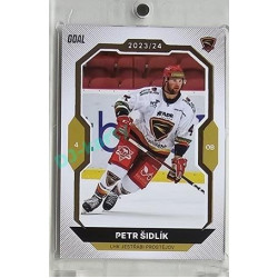 2023/24 Goal cards Chance Liga 1. série #045 Petr Šidlík Gold 1of20