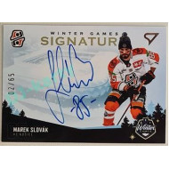 2023 Sportzoo Winter Games #WS1-SL Marek Slovák Signature Level 1 02/65