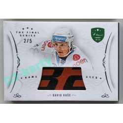 2021/22 OFS The Final Series David Kaše #STI-KAA 2/5 Game Used Stick Emerald
