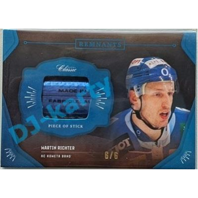 2020/21 OFS 2.série Martin Richter #RPS-MRI 6/6 Game Used Remnants Black Cut