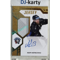 2024/25 Sportzoo ELH 2. serie #GJS-IM Igor Merezhko Game Jersey Auto 21/30
