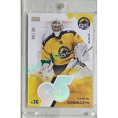 2024 Goal Cards 95. VÝROČÍ ZLÍNSKÉHO HOKEJE #ZL03 Samuel Kowalczyk Parallel xx/20