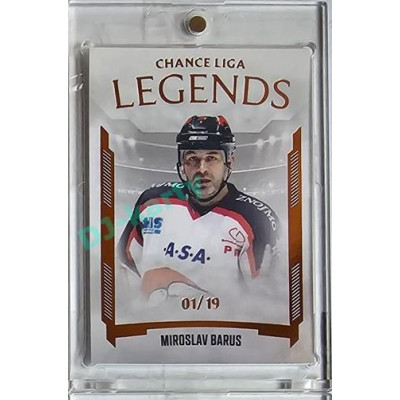 2023/24 Goal cards Chance Liga 1. série #LL-BAM Miroslav Barus Legends Parallel 07/19