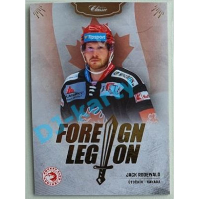 2020/21 OFS 2. série Jack Rodewald #FL-JRW Foreign Legion GOLD /77