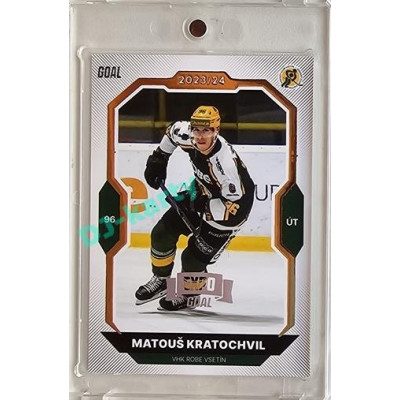 2023/24 Goal cards Chance Liga 2. série #227 Matouš Kratochvil Expo Silver 1of7