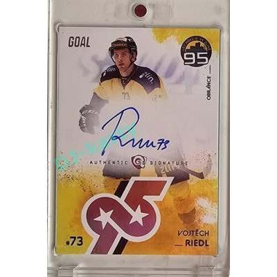 2024 Goal Cards 95. VÝROČÍ ZLÍNSKÉHO HOKEJE #ZL08 Vojtěch Riedl Expo Ostrava Signature x/5