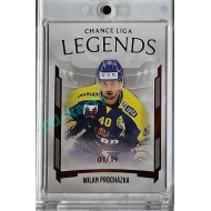2023/24 Goal cards Chance Liga 1. série #LL-PRM Milan Procházka Legends Parallel 01/19
