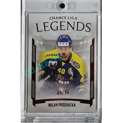 2023/24 Goal cards Chance Liga 1. série #LL-PRM Milan Procházka Legends Parallel 01/19