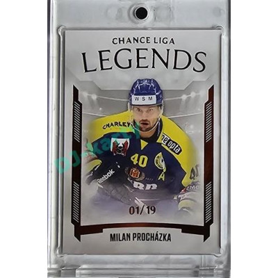 2023/24 Goal cards Chance Liga 1. série #LL-PRM Milan Procházka Legends Parallel 01/19