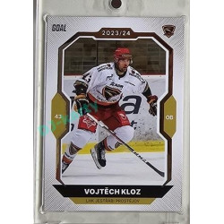 2023/24 Goal cards Chance Liga 1. série #048 Vojtěch Kloz Gold 1of20