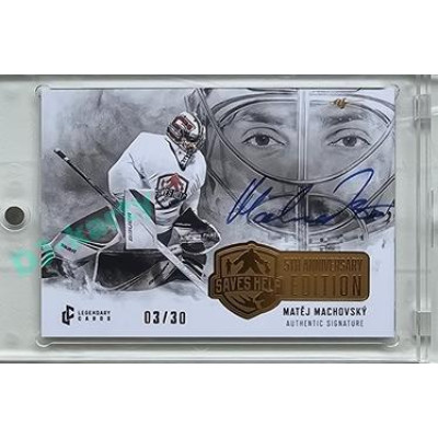 2024 LC Saves Help 5th Anniversary Edition #SHS-02 Matěj Machovský Signature xx/30