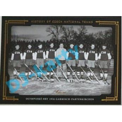 2020 OFS SSČH Olympijské hry 1936 Garmisch-Partenkirchen #HCNT-12 08/10 History of Czech National Teams Gold