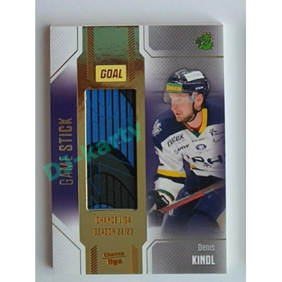 2022/23 Goal Cards Chance Liga 2. série #S-56 Denis Kindl Game Stick 21/35