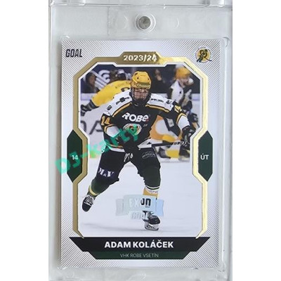 2023/24 Goal cards Chance Liga 2. série #229 Adam Koláček Expo Silver 1of7
