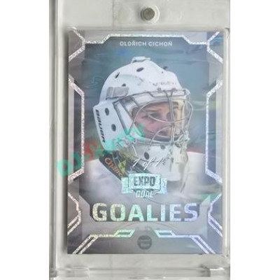 2023/24 Goal cards Chance Liga 2. série #G-12 Oldřich Cichoň Goalies perleť Expo 1of1