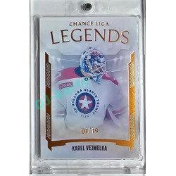 2023/24 Goal cards Chance Liga 1. série #LL-VEK Karel Vejmelka Legends Parallel 01/19
