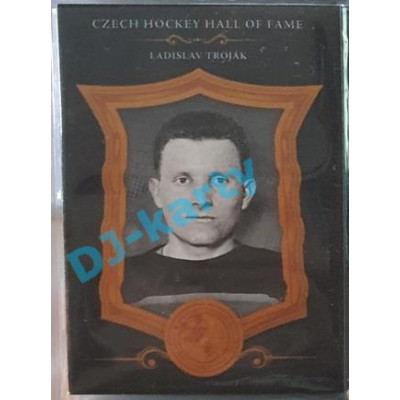 2020 OFS Síň slávy českého hokeje Ladislav Troják #SSCH-004 13/25 Black Cut