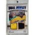 2023/24 Goal cards Chance Liga 2. série #JD-16 Martin Michajlov / Vladislav Habal Game Used Material Dual Jersey 05/10