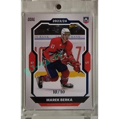 2023/24 Goal cards Chance Liga 2. série #242 Marek Berka Blue 10/10