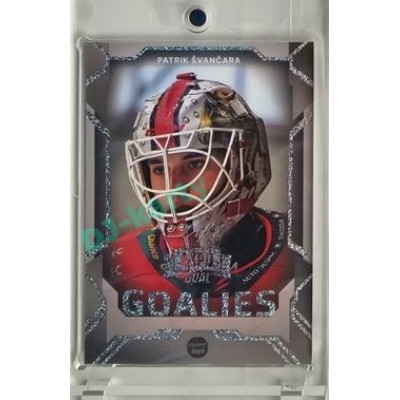 2023/24 Goal cards Chance Liga 2. série #G-19 Patrik Švančara Goalies perleť Expo 1of1