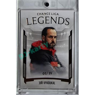2023/24 Goal cards Chance Liga 1. série #LL-VYJ Jiří Vykoukal Legends Parallel 01/19