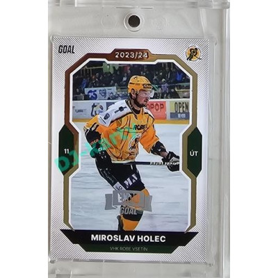 2023/24 Goal cards Chance Liga 2. série #231 Miroslav Holec Expo Silver 1of7