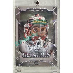 2023/24 Goal cards Chance Liga 2. série #G-22 Roman Málek Goalies perleť Expo 1of1
