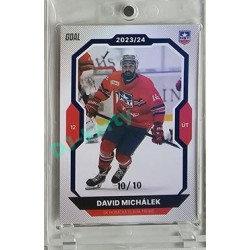 2023/24 Goal cards Chance Liga 2. série #244 David Michálek Blue 10/10
