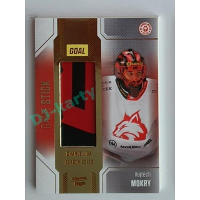 2022/23 Goal Cards Chance Liga 2. série #S-51 Vojtěch Mokry Game Stick 21/35