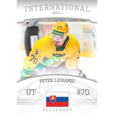 2022/23 Goal Cards Chance Liga 2. série #04 Peter Lichanec International Team