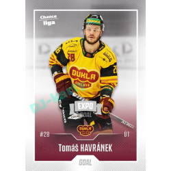 2022/23 Goal Cards Chance Liga Update #407 Tomáš Havránek Expo Ostrava SILVER 1of2