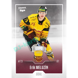 2022/23 Goal Cards Chance Liga Update #411 Erik Meluzín Expo Ostrava SILVER 1of2