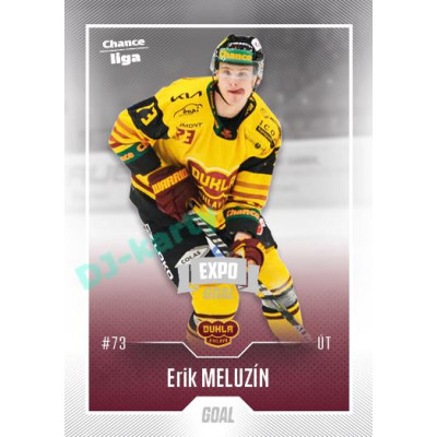 2022/23 Goal Cards Chance Liga Update #411 Erik Meluzín Expo Ostrava SILVER 1of2