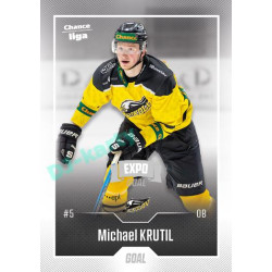 2022/23 Goal Cards Chance Liga Update #421 Michael Krutil Expo Ostrava SILVER 1of2