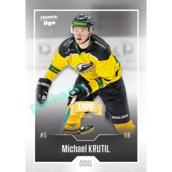 2022/23 Goal Cards Chance Liga Update #421 Michael Krutil Expo Ostrava GOLD 1of2