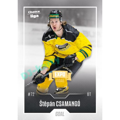 2022/23 Goal Cards Chance Liga Update #426 Štěpán Csamangó Expo Ostrava GOLD 1of2
