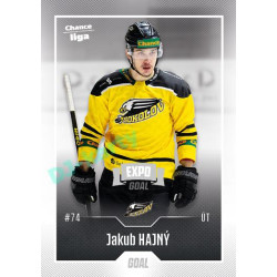 2022/23 Goal Cards Chance Liga Update #427 Jakub Hajný Expo Ostrava SILVER 1of2