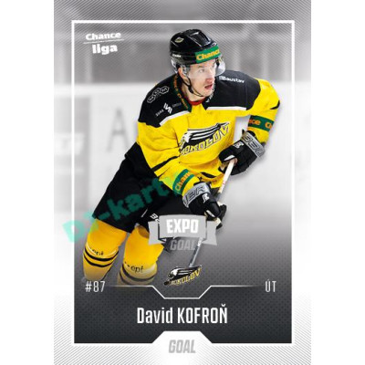 2022/23 Goal Cards Chance Liga Update #428 David Kofroň Expo Ostrava SILVER 1of2