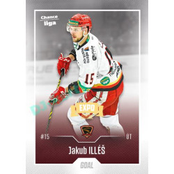 2022/23 Goal Cards Chance Liga Update #431 Jakub Illéš Expo Ostrava GOLD 1of2