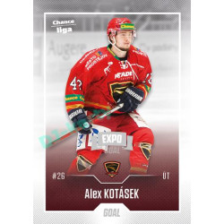 2022/23 Goal Cards Chance Liga Update #432 Alex Kotásek Expo Ostrava SILVER 1of2