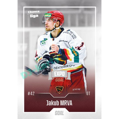 2022/23 Goal Cards Chance Liga Update #433 Jakub Mrva Expo Ostrava SILVER 1of2