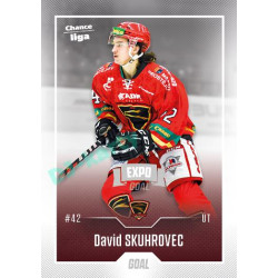 2022/23 Goal Cards Chance Liga Update #434 David Skuhrovec Expo Ostrava SILVER 1of2