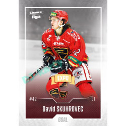 2022/23 Goal Cards Chance Liga Update #434 David Skuhrovec Expo Ostrava GOLD 1of2