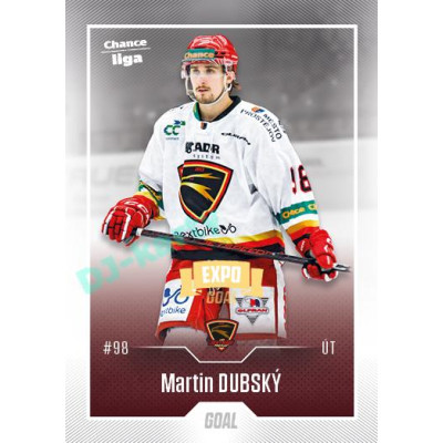 2022/23 Goal Cards Chance Liga Update #436 Martin Dubský Expo Ostrava GOLD 1of2